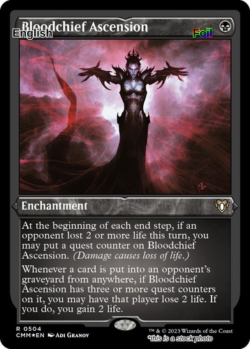 Bloodchief ascension foil - bloodchief,
