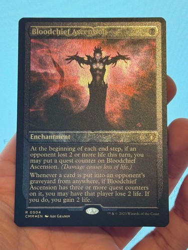 Etched foil bloodchief - 1x,