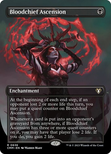 Mtg bloodchief ascension cmm - mtg,