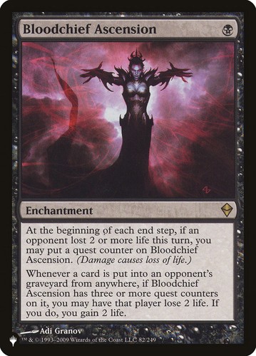 Mtg bloodchief ascension - mtg,